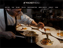 Tablet Screenshot of pocketmenu.nl